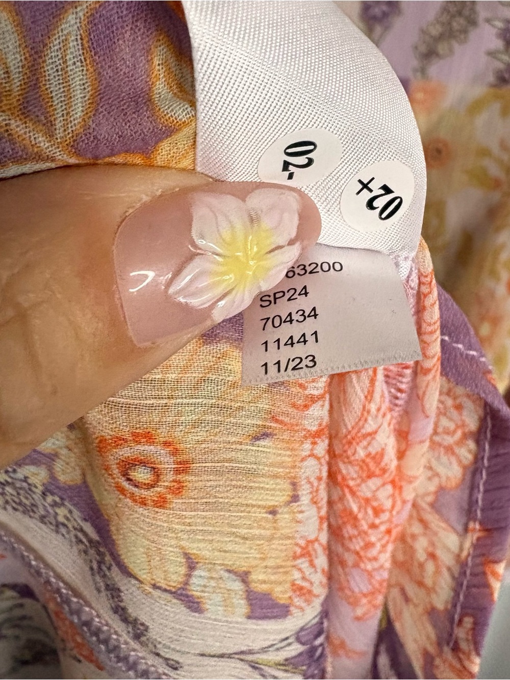 NWT LOFT XLP Floral Patchwork Chiffon Dress & Slip Boho Cottagecore Fairycore - Picture 9 of 9